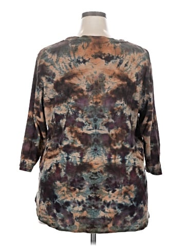 KIRKLAND Signature 3/4 Sleeve T-Shirt (view 2)