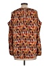 Tyche Orange Long Sleeve Blouse Size L - photo 2