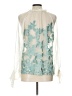 Sundance 100% Silk Ivory Long Sleeve Silk Top Size L - photo 2