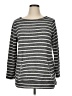 Ann Taylor LOFT Outlet Stripes Gray Pullover Sweater Size XL - photo 1