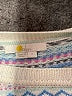 Boden Print Blue Pullover Sweater Size S - photo 7