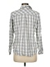 Foxcroft Checkered-gingham Gray Long Sleeve Button-Down Shirt Size 6 - photo 2