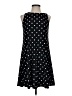 Chaps Polka Dots Black Casual Dress Size S - photo 1