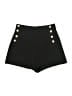 Alice + Olivia Solid Black Shorts Size 2 - photo 1