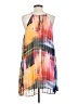Express 100% Polyester Graphic Multi Color Pink Cocktail Dress Size XS - photo 2