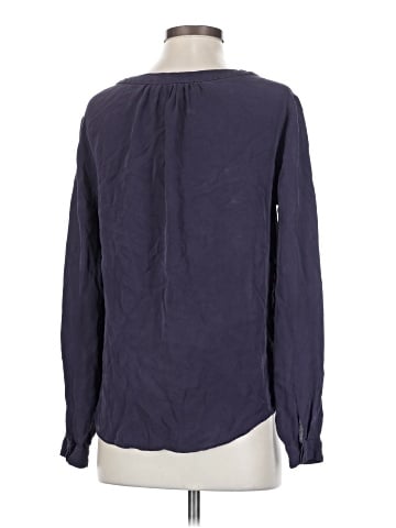 T. Babaton Long Sleeve Silk Top (view 2)