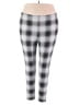 Torrid Plaid Silver Leggings Size 3X Plus (3) - photo 1