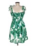 Shein 100% Polyester Tropical Green Cocktail Dress Size 6 - photo 2