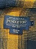 Pendleton 100% Cotton Plaid Yellow Long Sleeve Button-Down Shirt Size S - photo 7