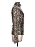 Jonathan Simkhai Metallic Silver Long Sleeve Blouse Size L - photo 4