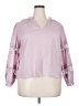 Caslon Pink 3/4 Sleeve Blouse Size XXL - photo 1