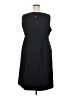 Eddie Bauer Solid Black Casual Dress Size 2X - photo 2
