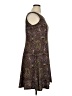 Perceptions Paisley Purple Brown Cocktail Dress Size 0X - photo 4