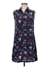 Equipment 100% Polyester Floral Blue Casual Dress Size XS - photo 1