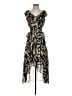 Kensie Animal Print Black Cocktail Dress Size 2 - photo 1