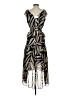 Kensie Animal Print Black Cocktail Dress Size 2 - photo 2