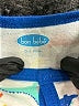 Bon Bebe Print White Blue Long Sleeve Onesie Size 0-3 mo - photo 3