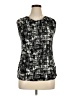 Sejour Black Sleeveless Blouse Size 0X - photo 1