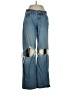 Hollister 100% Cotton Color Block Blue Jeans Size 4L - photo 1