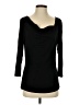 Deletta Black 3/4 Sleeve Top Size S - photo 1