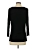 Deletta Black 3/4 Sleeve Top Size S - photo 2