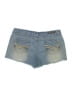 Red Rivet Stars Blue Denim Shorts Size 17 - photo 2