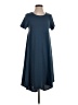 Lularoe Solid Blue Casual Dress Size XXS - photo 1