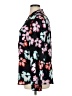 Candie's 100% Polyester Floral Black Long Sleeve Blouse Size XL - photo 5