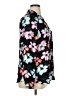 Candie's 100% Polyester Floral Black Long Sleeve Blouse Size XL - photo 4