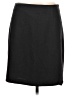 Aqua Solid Black Casual Skirt Size 12 - photo 1