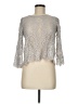 Maniju Silver 3/4 Sleeve Top Size M - photo 1