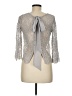 Maniju Silver 3/4 Sleeve Top Size M - photo 2