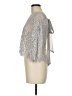 Maniju Silver 3/4 Sleeve Top Size M - photo 5