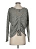 Daytrip Metallic Gray Pullover Sweater Size S - photo 2
