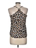 J.Crew Factory Store 100% Polyester Brown Tank Top Size 8 - photo 2