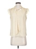 Calvin Klein 100% Polyester Ivory Sleeveless Blouse Size S (petite) - photo 1