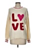 Lou & Grey Hearts Ivory Pullover Sweater Size S - photo 1