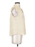 Calvin Klein 100% Polyester Ivory Sleeveless Blouse Size S (petite) - photo 4