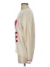Lou & Grey Hearts Ivory Pullover Sweater Size S - photo 5