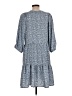 WallpapHER 100% Polyester Paisley Blue Casual Dress Size L - photo 2