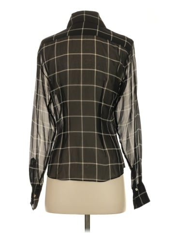 Lauren by Ralph Lauren Long Sleeve Silk Top (view 2)
