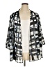 JM Collection 100% Polyester Gray Kimono Size 1X - photo 1