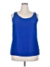 Mossimo 100% Polyester Blue Sleeveless Blouse Size XXL - photo 1