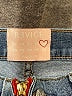 REVICE Color Block Blue Jeans Size 27 waist - photo 7