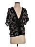 Daytrip Black Short Sleeve Blouse Size S - photo 1