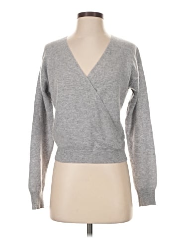 Aqua Cashmere Pullover Sweater (view 1)