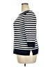 Anne Klein Sport 100% Cotton Stripes Blue Pullover Sweater Size XXL - photo 5