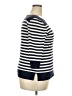 Anne Klein Sport 100% Cotton Stripes Blue Pullover Sweater Size XXL - photo 4