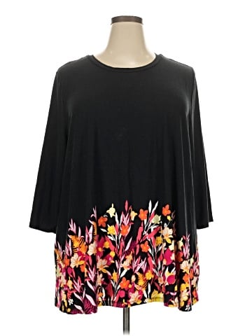 Jessica London 3/4 Sleeve Top (view 1)
