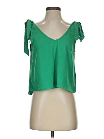 Aqua Sleeveless T-Shirt (view 1)